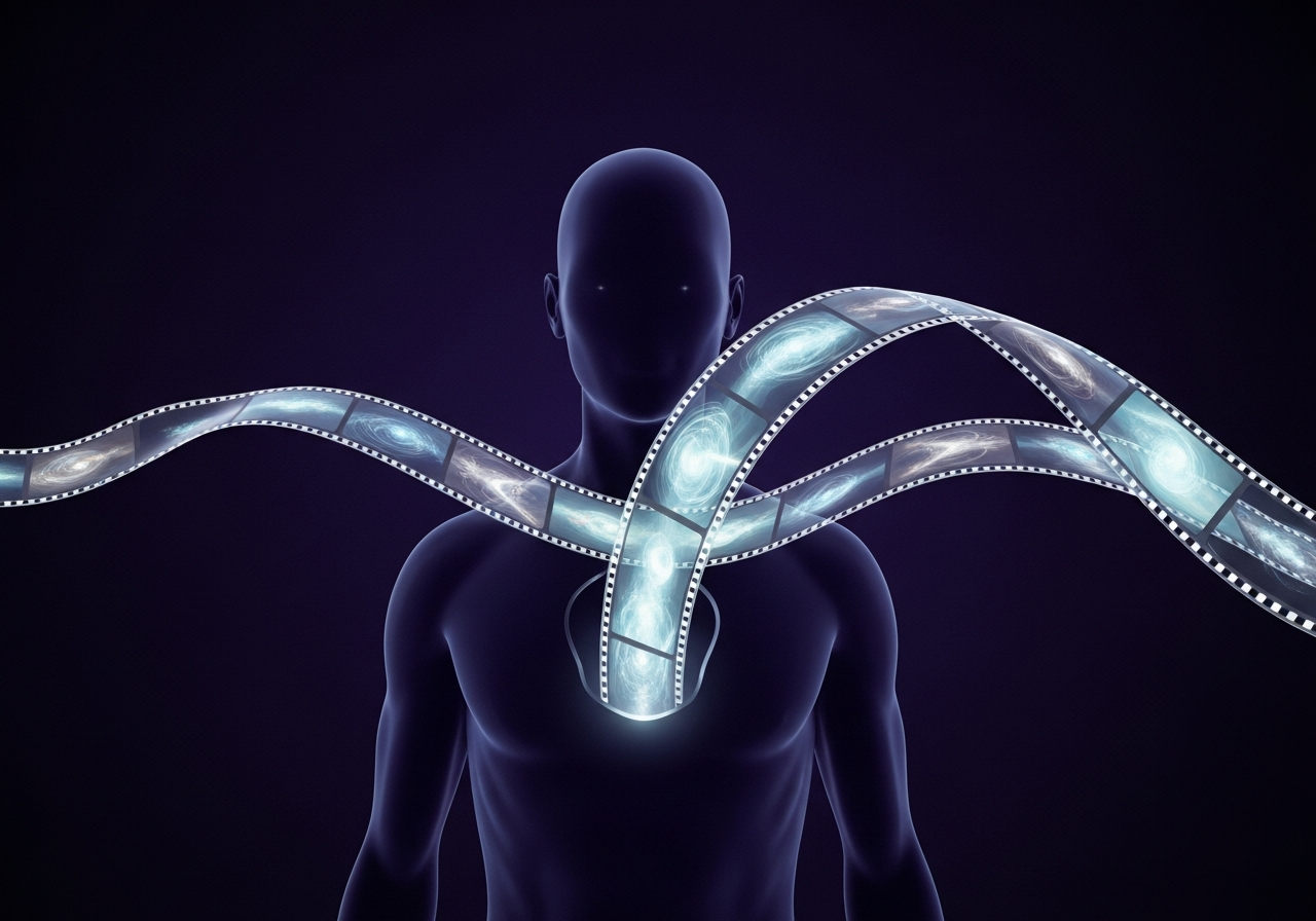 Filmstrip metaphor for Kantian time as inner sense