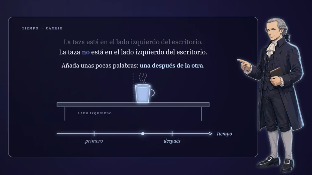 El argumento de las cosas que no se quedan quietas
