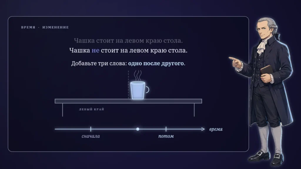 Аргумент от того, что вещи не стоят на месте